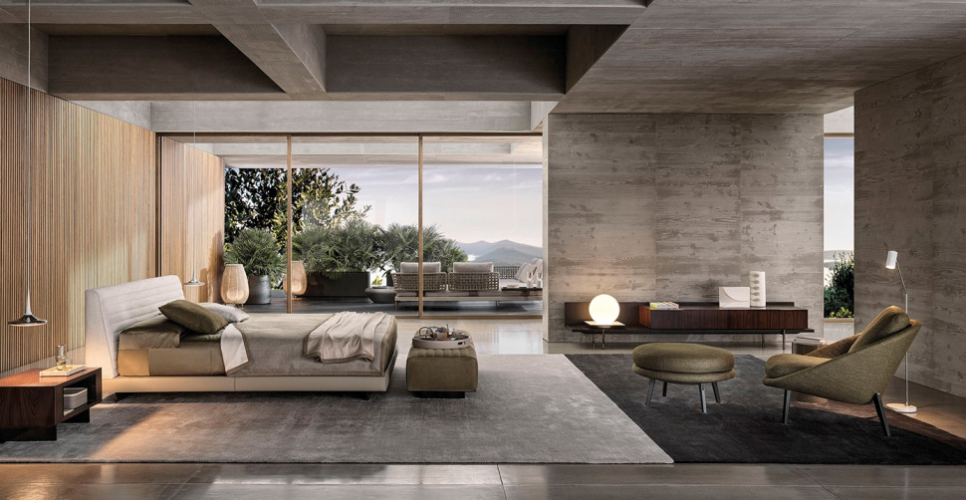 Кровать Minotti Roger Bed