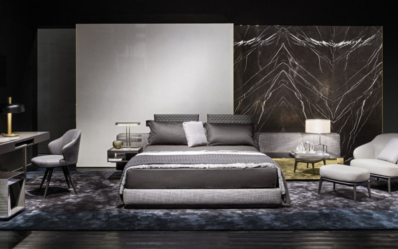 Кровать Minotti Yang Bed