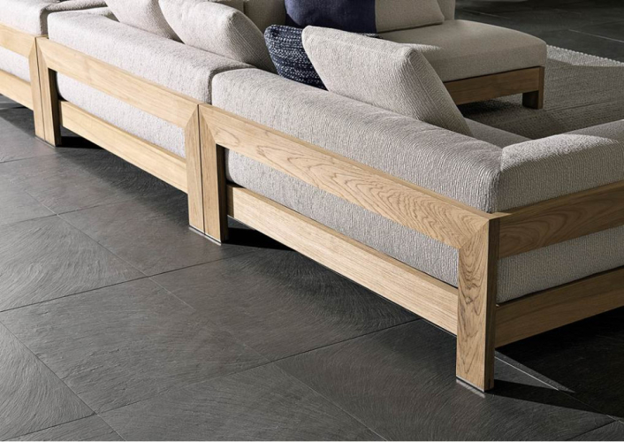 Диван Minotti Alison Iroko Nature