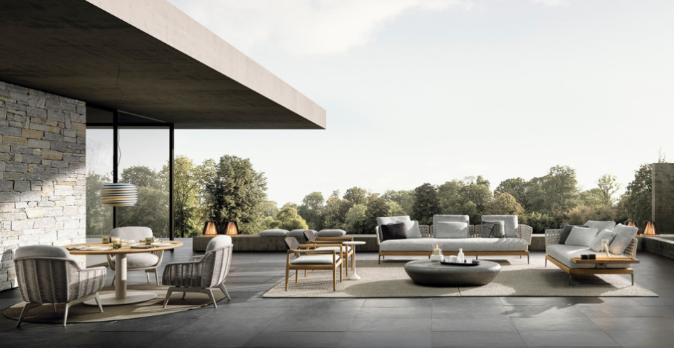 Диван Minotti Patio Teak