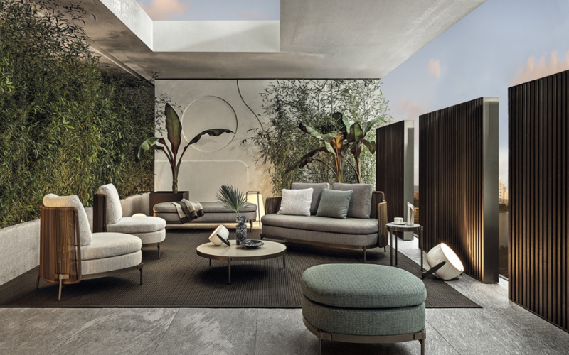 Диван Minotti Tape Cord Outdoor