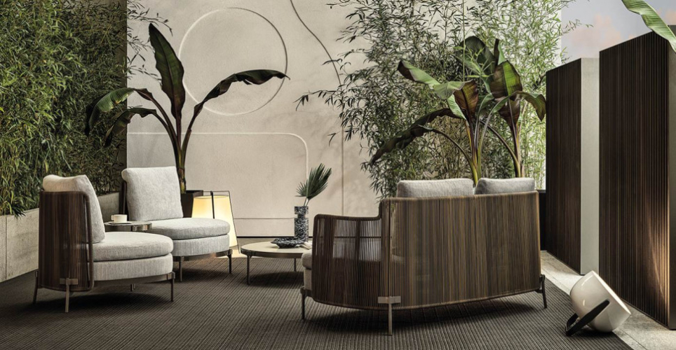 Диван Minotti Tape Cord Outdoor