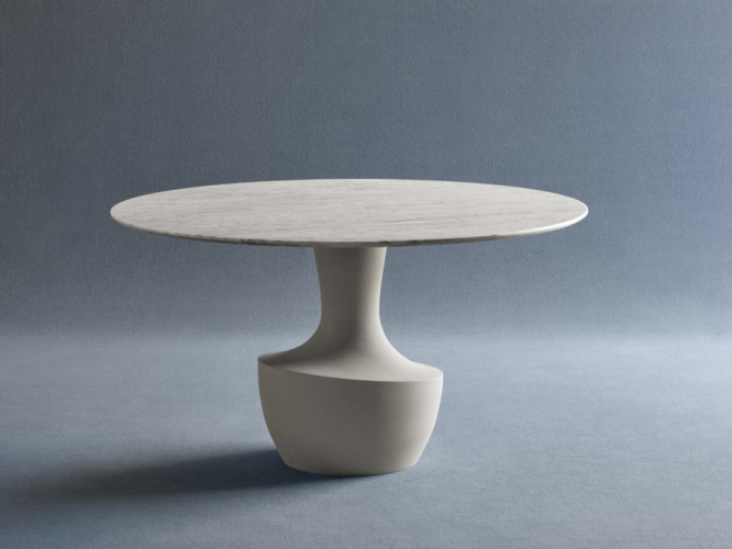 Стол Potocco Anfora 879/T resinated quartz base
