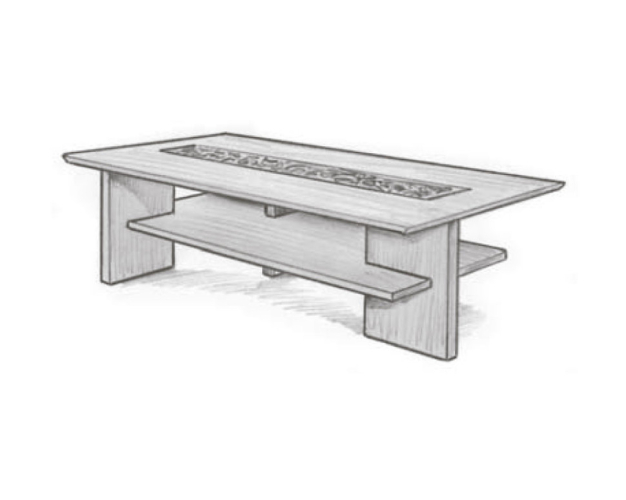 Журнальный столик Giorgiocasa Serena Casa 124 x 68 x 35h nc23161