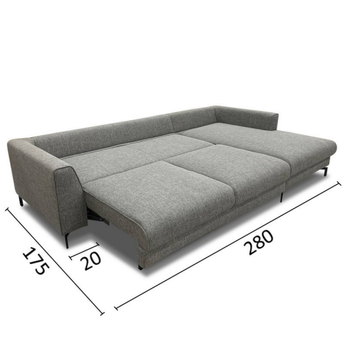 Угловой диван-кровать Boston Nice (c оттоманкой) Mod Interiors Selection 280 x 102/175 x 88h nc89417