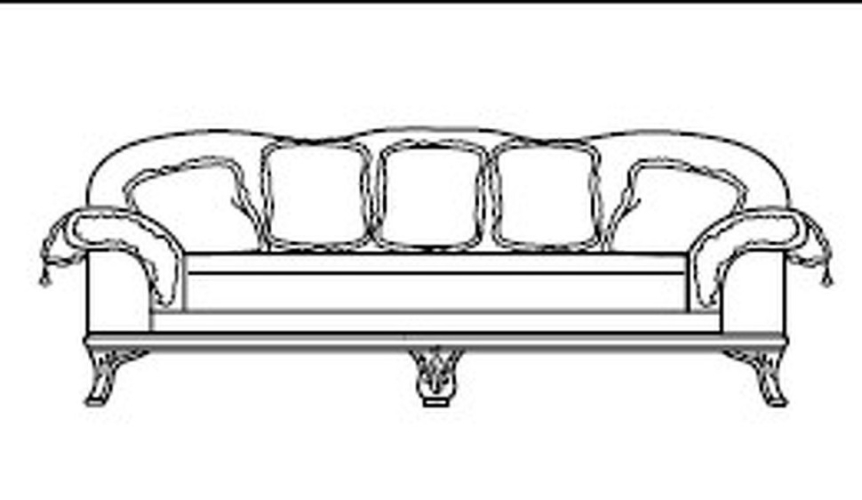 Диван-кровать 3-местный Victoria Keoma Classic 256 x 108 x 101h nc94839