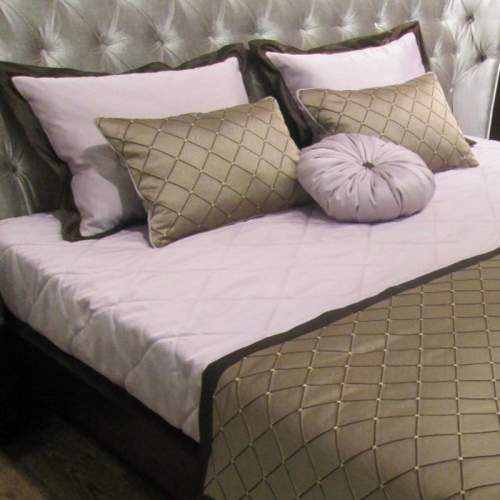 Violet Комплект покрывало, плед, 5 подушек TEXTILE, FRATELLI BARRI