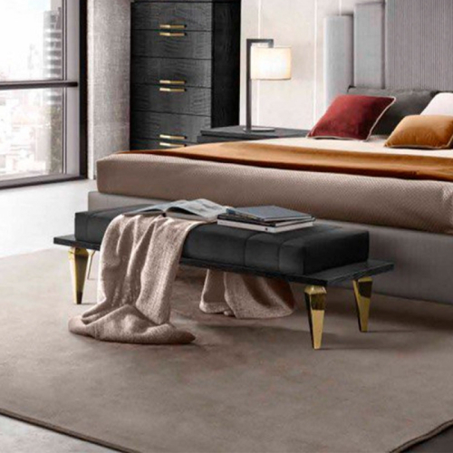 Банкетка Arredo Classic Adora Moderna, ножки GOLD