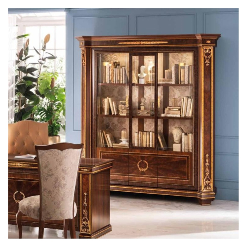 Библиотека 3-дверная Arredo Classic Modigliani