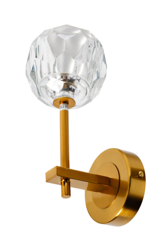 Бра DECO латунь со стеклянным плафоном K2KR0934W-1