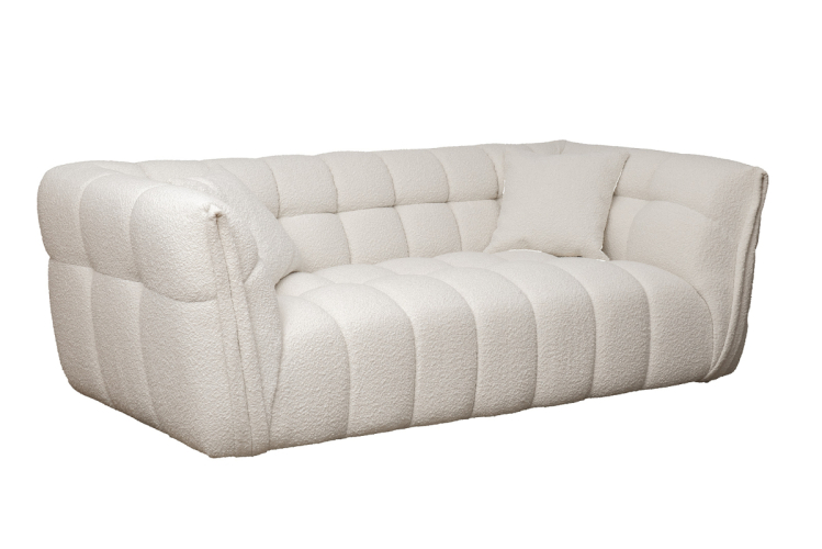 Диван двухместный Прато(GD/Prato) букле экрю Orso-ECRU 204*106**75см