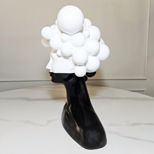 Фигурка Black and White Bubble Female Head