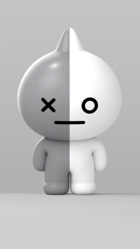 Фигурка BT21 Figure Pup Pet Grey
