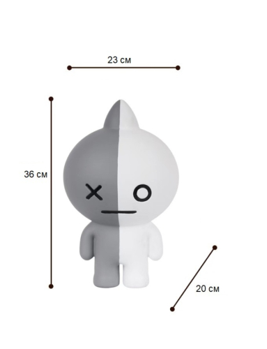 Фигурка BT21 Figure Pup Pet Grey