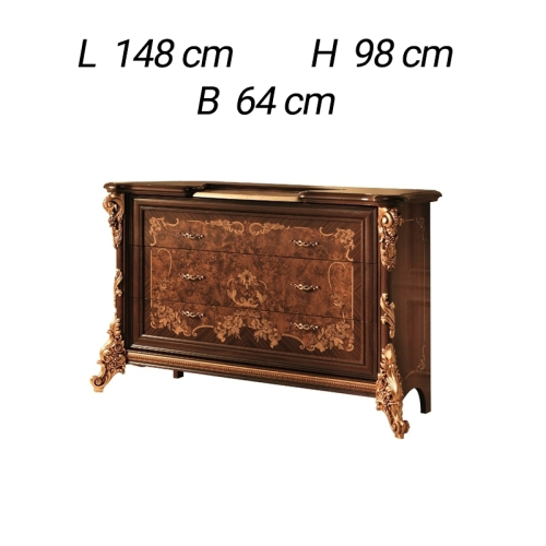 Комод 3 ящика Arredo Classic Sinfonia