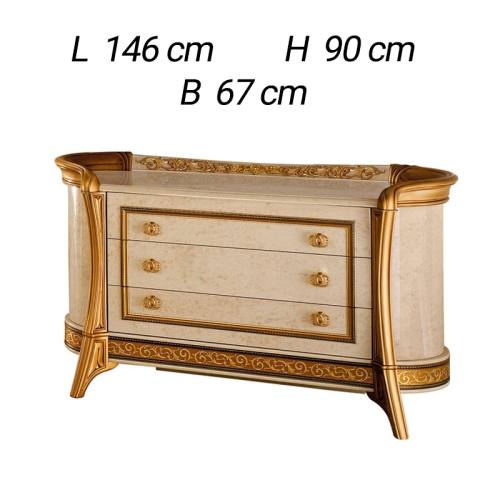 Комод низкий Arredo Classic Melodia, 3 ящика