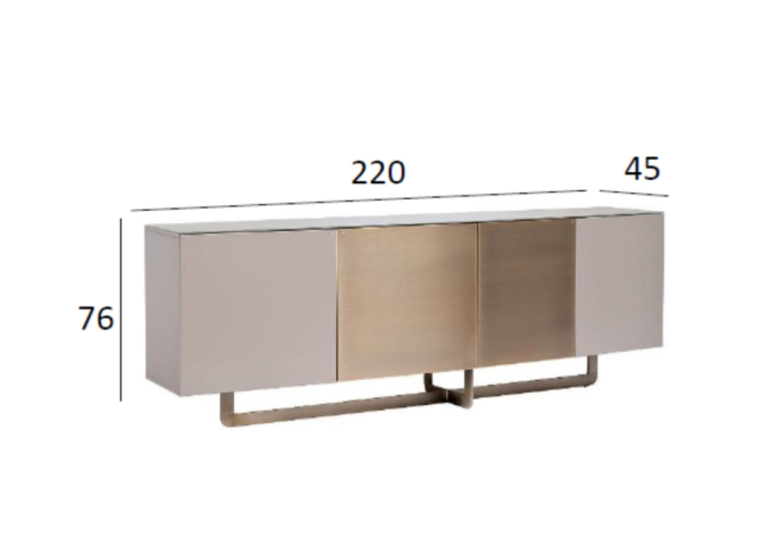 Комод Space с дверцами 58DB-CH14803