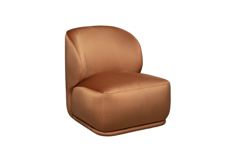 Кресло Capri Basic велюровое терракотовое CAPRI BASIC-Colt006-TER