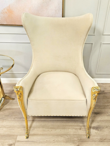 Кресло Emerald Wingback Beige