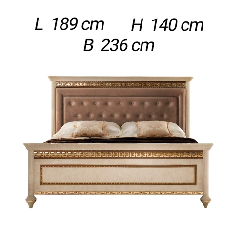 Кровать 160х200 с мягким изголовьем Arredo Classic Fantasia арт.231