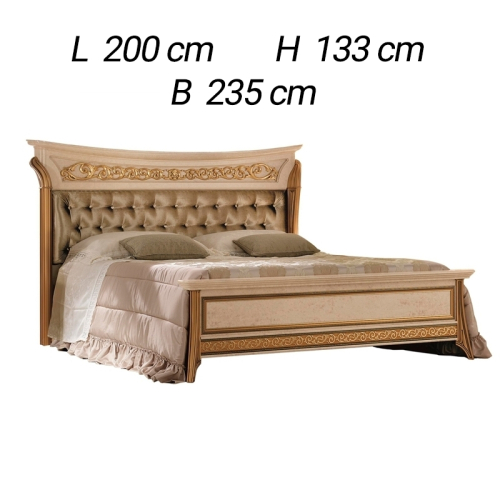 Кровать 200х200 Arredo Classic Melodia с мягкой спинкой, арт. 201