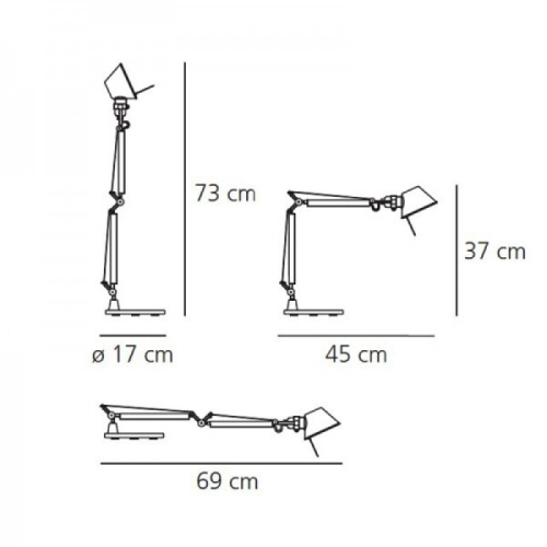 Лампа настольная Tolomeo micro
