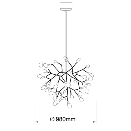 Люстра Heracleum D98