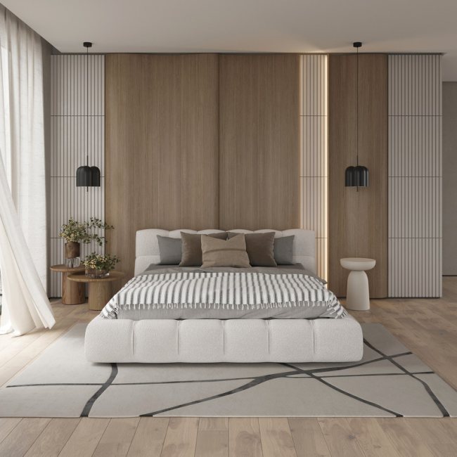 Кровать с решеткой WABI SABI, MOD INTERIORS