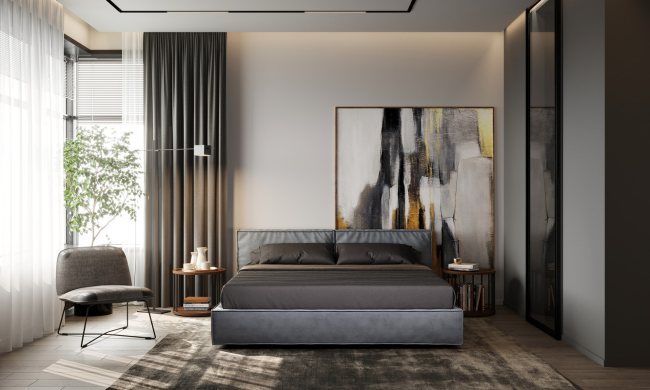 Кровать с решеткой Эмбер (Amber) SELECTION, MOD INTERIORS