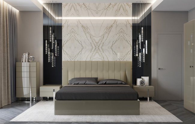 Кровать с подъемным механизмом VIGO, MOD INTERIORS