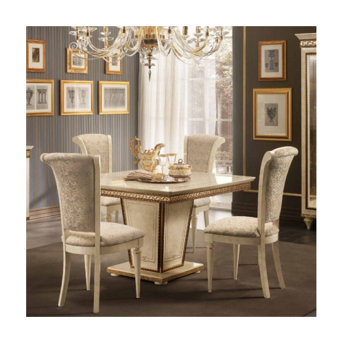 Обеденный стол 120/160х120 Arredo Classic Fantasia, квадратный раздвижной