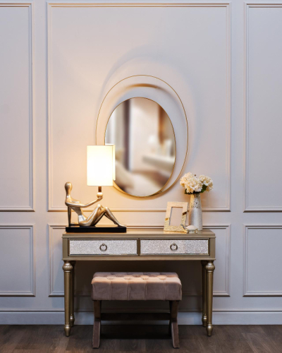 Пуф велюровый бежевый Neil BG