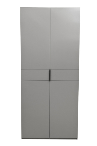Шкаф Alto двухдверный с полками цвет серый кобальт GD-10013/2-6(глухой)