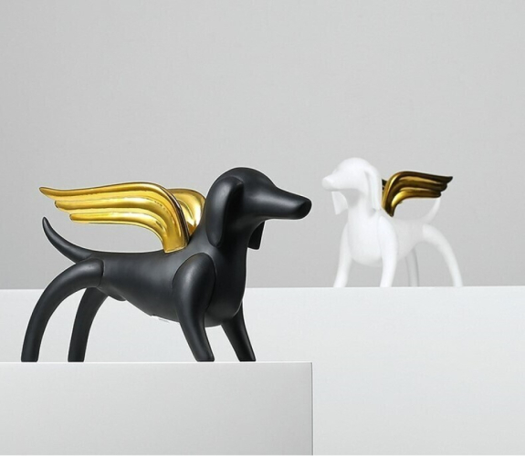 Статуэтка Angel dog white