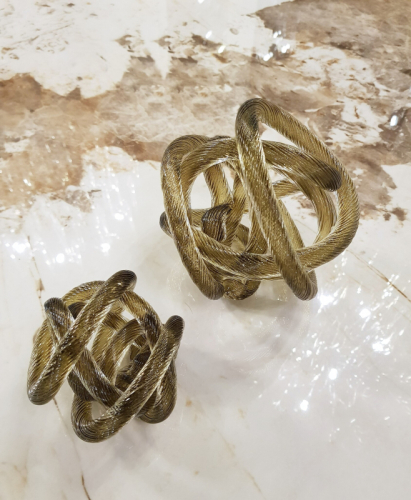 Статуэтка Brass line ball