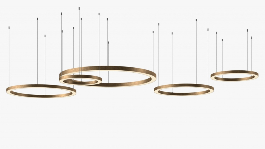 Светильник Light Ring Horizontal Copper Gold