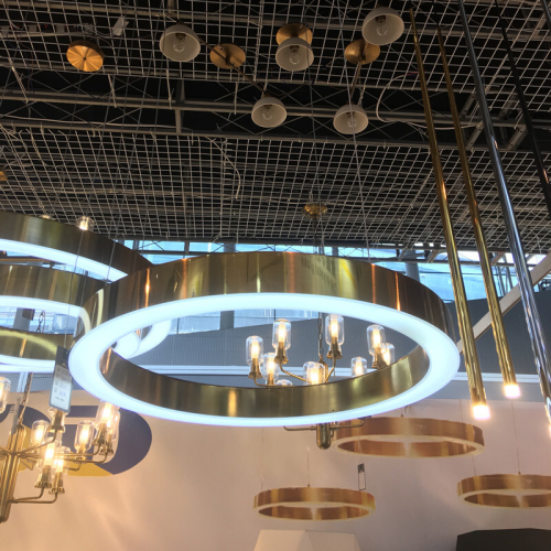 Светильник Light Ring Horizontal Copper Gold