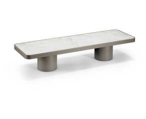 Журнальный стол Reflex Disegno Tau 40 Steel 2 Basi