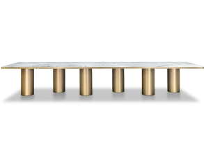 Стол Reflex Disegno Signore Degli Anelli 72 Steel Bespoke 2