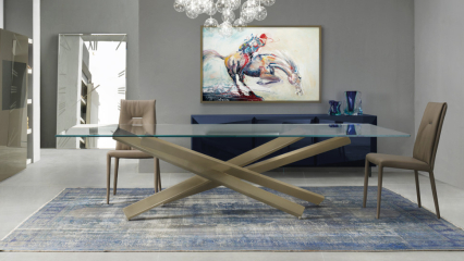 Стол Reflex Disegno Mikado 72 Steel