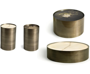 Журнальный стол Angelo Cappellini Metal Cylinder 34301