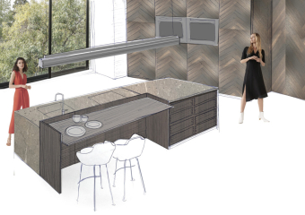 Кухня Mittel Cucine Ritmo Collection