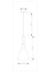 Подвесной светильник Moderli V10649-1P Toni