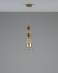 Светильник подвесной Moderli V10907-P Glassy