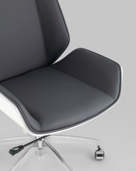 Кресло офисное TopChairs Crown SN серо-голубой