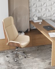 Кресло руководителя TopChairs Crown SN бежевый