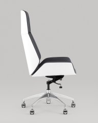 Кресло руководителя TopChairs Crown SN серо-голубой