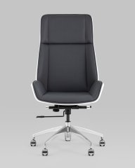 Кресло руководителя TopChairs Crown SN серо-голубой