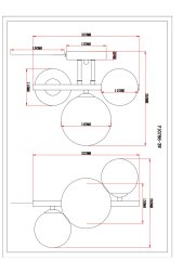 Бра Moderli V10786-3W Renny
