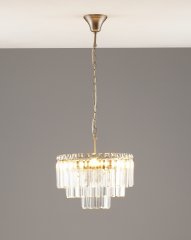 Люстра подвесная Moderli V10736-4P Crystal